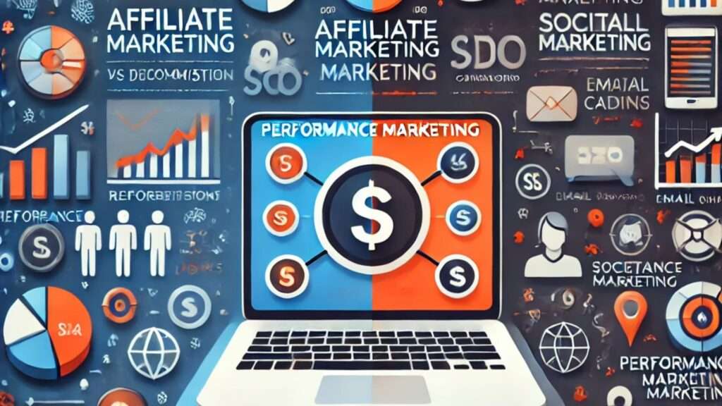 Difference Between Affiliate Marketing and Digital Marketing